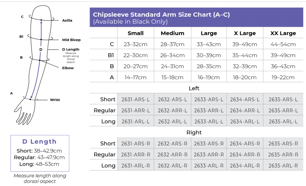Sigvaris Chipsleeve Standard Calf & Foot
